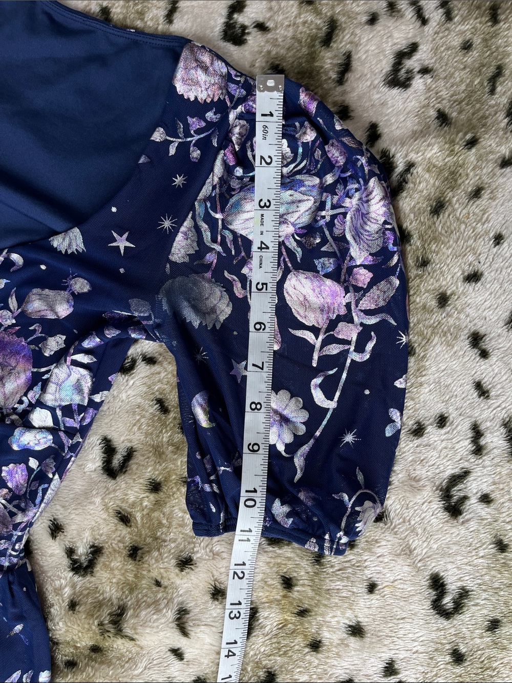Navy Floral V-Neck Tiered Maxi Dress - Picture 8 of 11